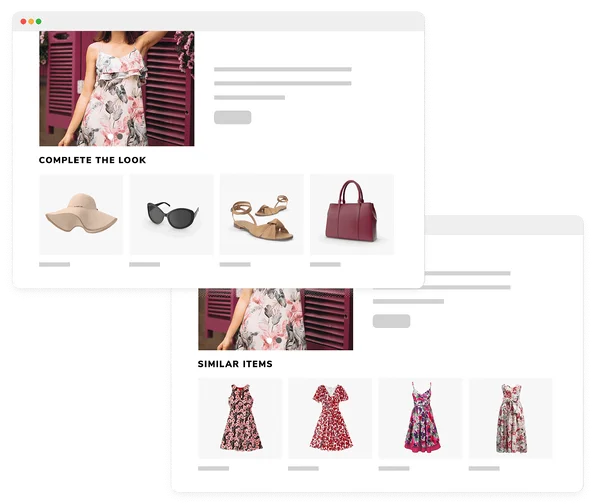 Two storefronts running independent recommendation strategies with LimeSpot