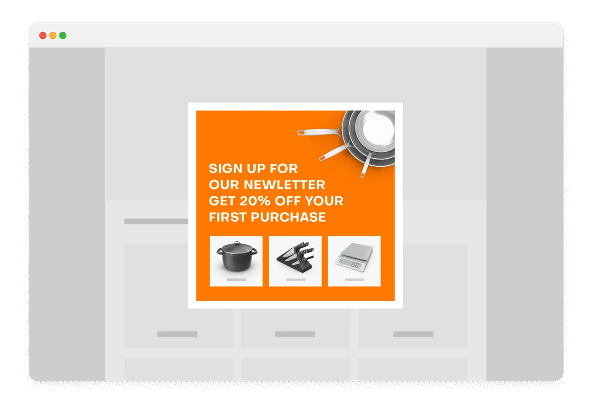 Promotional Pop-ups